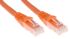 RS PRO Cat6 Male RJ45 to Male RJ45 Ethernet Cable, U/UTP, Orange LSZH Sheath, 1m