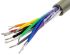 Alpha Wire Multicore Data Cable, 0.23 mm², 10 Cores, 24 AWG, Unscreened, 50m, Grey Sheath