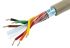 Alpha Wire Multicore Data Cable, 0.35 mm², 6 Cores, 22 AWG, Screened, 50m, Grey Sheath