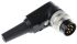 Lumberg, WSV 8 Pole Right Angle M16 Din Plug, DIN EN 60529, 5A, 60 V ac IP40, Male, Cable Mount
