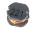RS PRO, 75 Unshielded Wire-wound SMD Inductor 220 μH ±10% Wire-Wound 490mA Idc