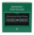 RS PRO Green Emergency exit unlocking box, Break Glass Operated, Resettable, Mains-Powered