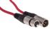 RS PRO Female 3 Pin XLR to Male 3 Pin XLR  Cable, Red, 5m