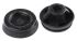 WISKA Black Polypropylene, Thermoplastic 20mm Cable Grommet for 6 → 13mm Cable Dia.