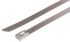 RS PRO Cable Tie, Roller Ball, 680mm x 7.9 mm, Metallic 316 Stainless Steel, Pk-100