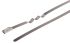 RS PRO Cable Tie, Roller Ball, 840mm x 4.6 mm, Metallic 316 Stainless Steel, Pk-100