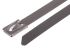 RS PRO Cable Tie, Roller Ball, 840mm x 7.9 mm, Metallic 316 Stainless Steel, Pk-100