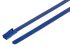 RS PRO Cable Tie, Roller Ball, 360mm x 4.6 mm, Blue Polyester Coated Stainless Steel, Pk-100