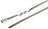RS PRO Cable Tie, Zig Zag, 100mm x 4.6 mm, Metallic 316 Stainless Steel, Pk-100