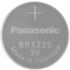 Panasonic BR1225 Button Battery, 3V, 12.5mm Diameter