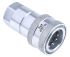 RS PRO Steel Female Hydraulic Quick Connect Coupling, BSP 1/2 Female