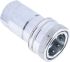 RS PRO Steel Female Hydraulic Quick Connect Coupling, BSP 3/4 Female