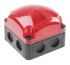 Werma BWM 853 Series Red Double Flashing Beacon, 115 → 230 V ac, Surface Mount, Wall Mount, LED Bulb, IP66, IP67