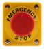 Omron A22E Series Twist Release Emergency Stop Push Button, Panel Mount, SPDT, IP65