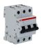 ABB System Pro M Compact S200 MCB, 3P, 10A Curve B, 400V AC, 10 kA Breaking Capacity