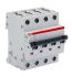 ABB System Pro M Compact S200 MCB, 4P, 63A Curve B, 400V AC, 10 kA Breaking Capacity