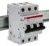 ABB System Pro M Compact S200M MCB, 3P, 50A Curve D, 400V AC, 15 kA Breaking Capacity