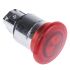 Schneider Electric 带灯红色圆形按钮头, Φ22mm开孔, Φ28.5mm按钮, 闭锁, IP66，IP69K, Harmony XB4系列 ZB4BW643