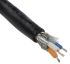 Alpha Wire 1 Pair Screened Twisted Pair RS-485 Data Cable, 0.456 mm², 22 AWG, 30m, Black Sheath