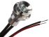 Oxley Red Panel Mount Indicator, 8mm Mounting Hole Size, Lead Wires Termination, IP67