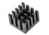 Disipador ABL Components negro, 27K/W, dim. 13 x 13.5 x 10mm para BGA
