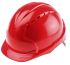 JSP EVO2 Red Safety Helmet, Adjustable, Ventilated