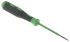 Wago Slotted Screwdriver, 2.5 x 0.4 mm Tip, 2.5 mm Blade, 175 mm Overall