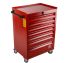 RS PRO 7 drawer Steel WheeledTool Chest, 970mm x 630mm x 450mm