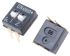 TE Connectivity THT DIP-Schalter Verlängerter Schiebeschalter 2-stellig 1-poliger Ein-/Ausschalter Kupferlegierung