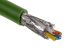 Cable Ethernet Cat5 SF/UTP Siemens de color Verde, long. 20m, funda de PVC, Pirorretardante