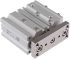 SMC Pneumatic Guided Cylinder - 16mm Bore, 20mm Stroke, MGP Series, Double Acting