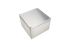RS PRO Unpainted Stainless Steel Terminal Box, IP66, 175 x 175 x 120mm