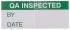 RS PRO Adhesive Pre-Printed Adhesive Label-QA Inspected-. Quantity: 140