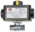 RS PRO Ball type Pneumatic Actuated Valve, BSP 1/4in, 40 bar