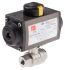 RS PRO Ball type Pneumatic Actuated Valve, BSP 1/4in, 1000 psi