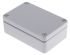 RS PRO Grey Die Cast Aluminium Enclosure, IP66, Grey Lid, 98 x 64 x 34mm