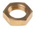 RS PRO, 1/8 BSPP Brass Locknut for Use with Thermocouple or PRT Probe, RoHS Compliant Standard