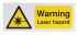 RS PRO 危险警告标志, 激光束警告自粘性标志(英语), 乙烯基