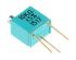 Vishay Foil Resistors Trimmer potenciométer 10kΩ, ±5%, ±10ppm/°C, 21-menetes, Furatszerelt, 0.25W, Forrasztható