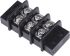 RS PRO 3-Way Non-Fused Terminal Block, 20A, Screw Terminals, 12 AWG, Free Hanging, Panel Mount
