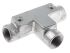 RS PRO Inspection Tee, Conduit Fitting, 20mm Nominal Size, Steel, Silver