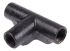 RS PRO Inspection Tee, Conduit Fitting, 20mm Nominal Size, Steel, Black
