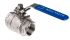 RS PRO Stainless Steel Full Bore, 2 Way, Ball Valve, BSPP 38.1mm