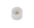 White Ceramic Bead 1mm Bore Size +1200°C