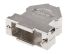 FCT from Molex FMD Series Die Cast Zinc Angled D Sub Backshell, 15 Way, Strain Relief