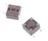 Brown Stem Tactile Switch, Single Pole Single Throw (SPST) 50 mA @ 12 V dc 4.3mm Surface Mount