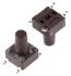 Brown Stem Tactile Switch, Single Pole Single Throw (SPST) 50 mA @ 12 V dc 9.5mm