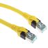 HARTING Yellow Cat6 Cable, SF/UTP, Male RJ45/Male RJ45, Terminated, 5m