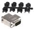 MH Connectors D-Sub konnektor, 9-Polet, D45ZK Serien, Lige, Lodde terminering