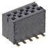 Samtec, FLE 1.27mm Pitch 10 Way 2 Row Straight PCB Socket, Surface Mount, SMT Termination